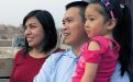 Marisol, Charito and Camile at home in Peru