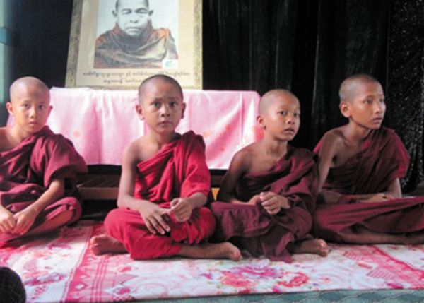 Monks in training