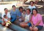 Columban Lay Missionary Ana Flores Huanam and viliagers